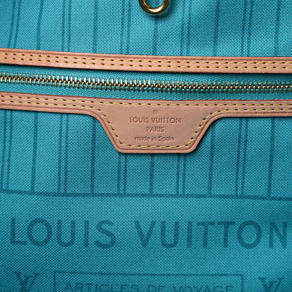 Louis Vuitton Monogram V Neverfull MM Turquoise 6 of 17