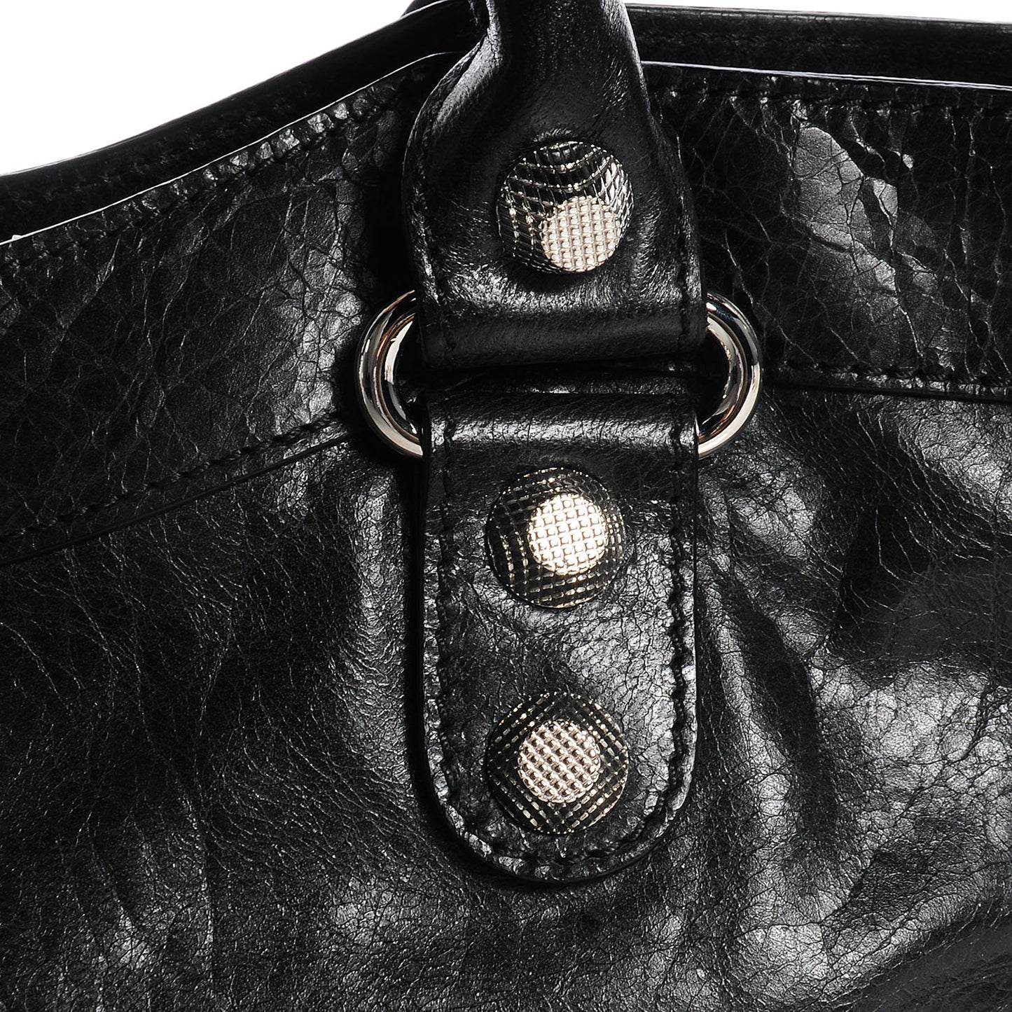 Agneau Giant 12 Silver Hardware First Black