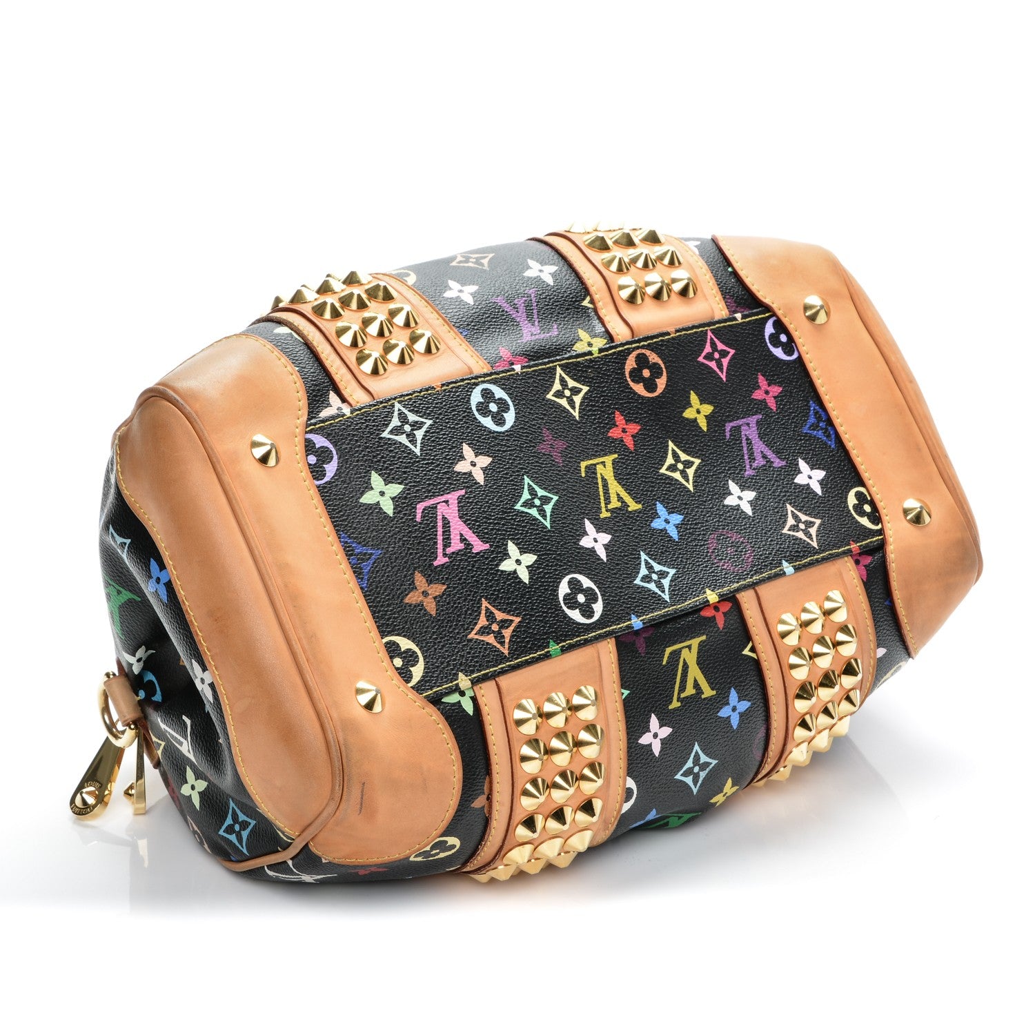 Louis Vuitton Monogram Multicolor Courtney MM Black 4 of 15
