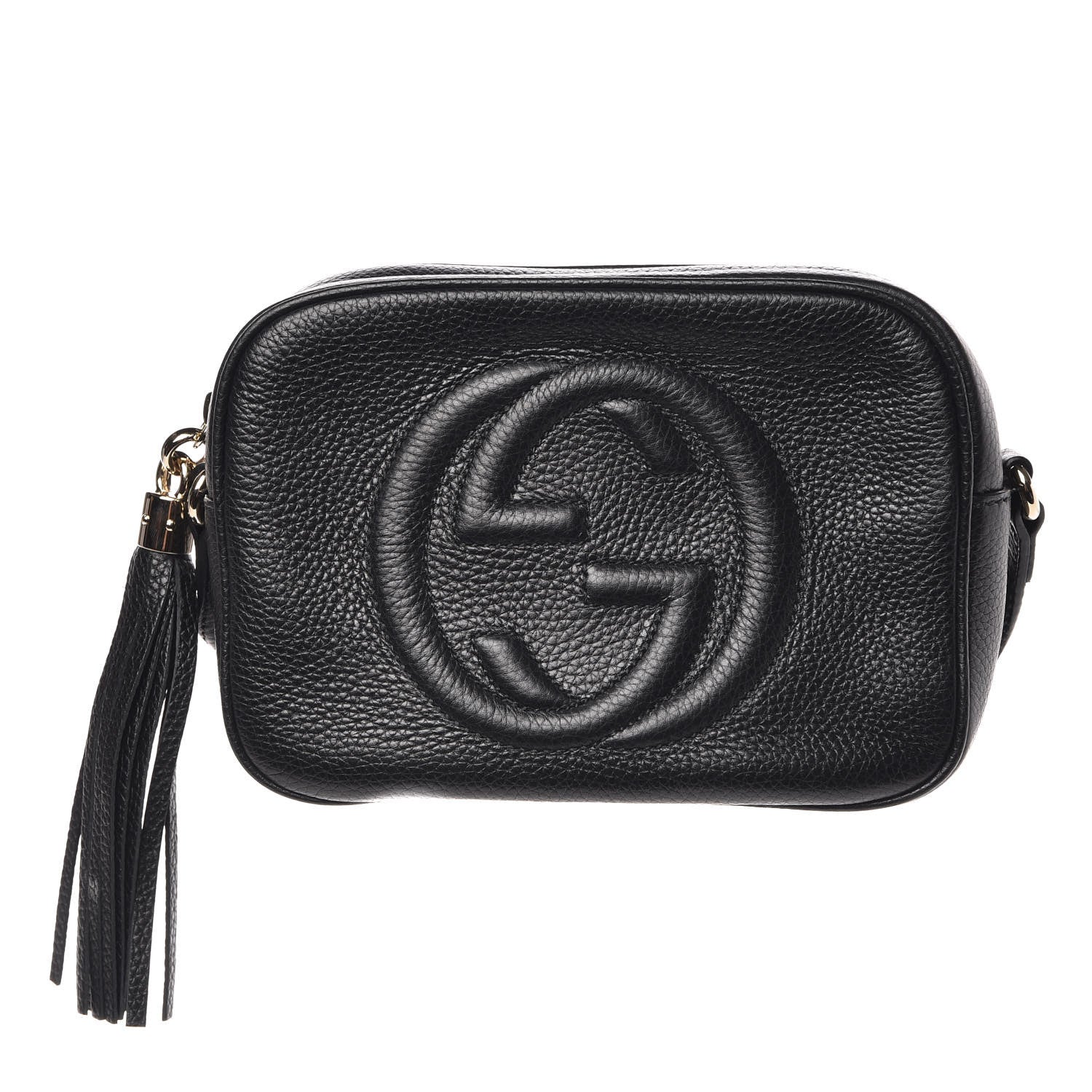 Gucci Pebbled Calfskin Small Soho Disco Bag Black 1 of 8