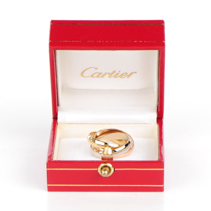 Cartier 18K Pink Yellow White Gold Classic Trinity Ring 48 4.5 7 of 7