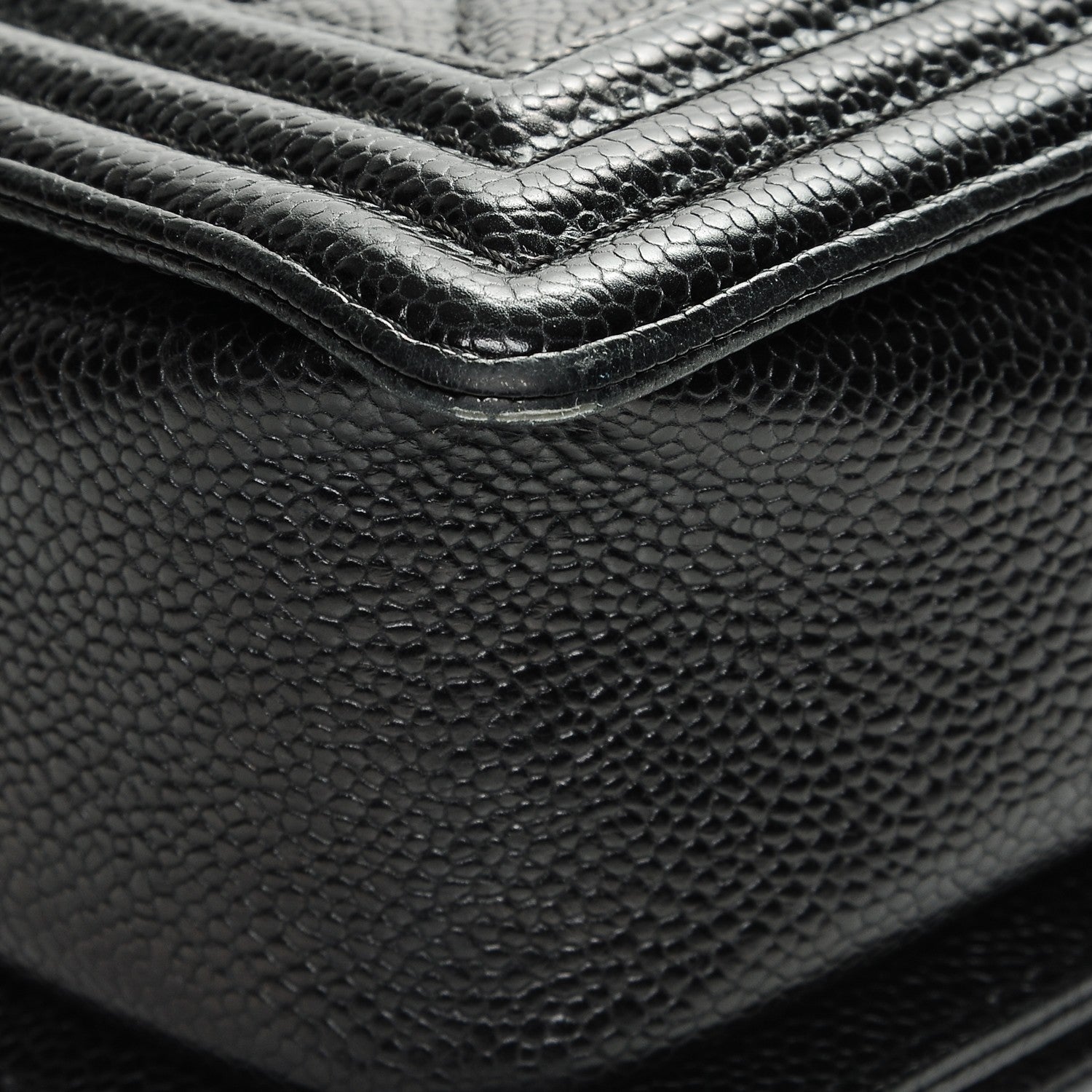 Chanel Caviar Quilted Large Boy Flap Black 8 of 8