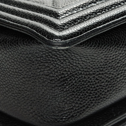 Chanel Caviar Quilted Large Boy Flap Black 8 of 8
