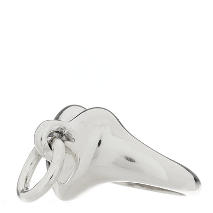 Tiffany Sterling Silver Heart Door Knocker Ring 49 4.75 2 of 5