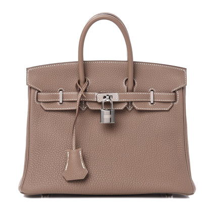 Hermes Togo Birkin 25 Etoupe 1 of 11