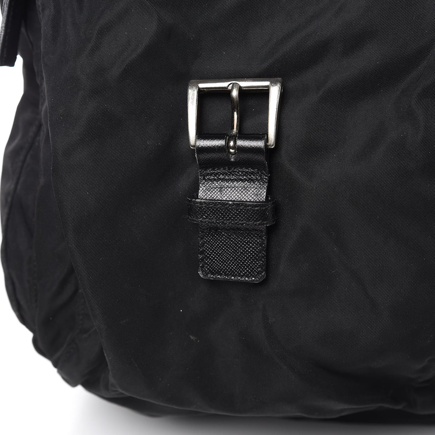 Nylon Vela Messenger Bag Black