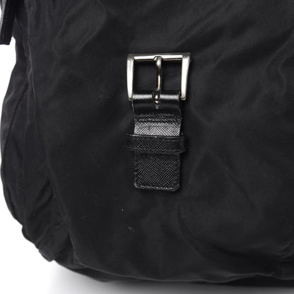 Prada Nylon Vela Messenger Bag Black 14 of 17