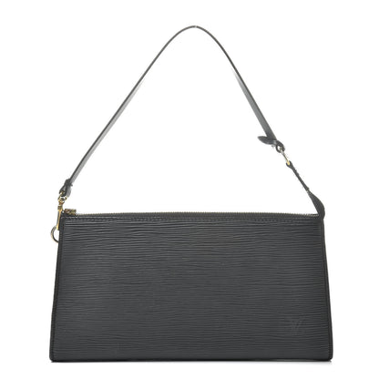 Louis Vuitton Epi Pochette Accessories 24 Black 1 of 12