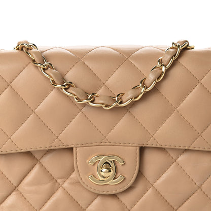 Chanel Lambskin Quilted Mini Square Flap Beige 10 of 11