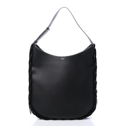 Chloe Small Grain Smooth Calfskin Large Darryl Hobo Black 3 of 10