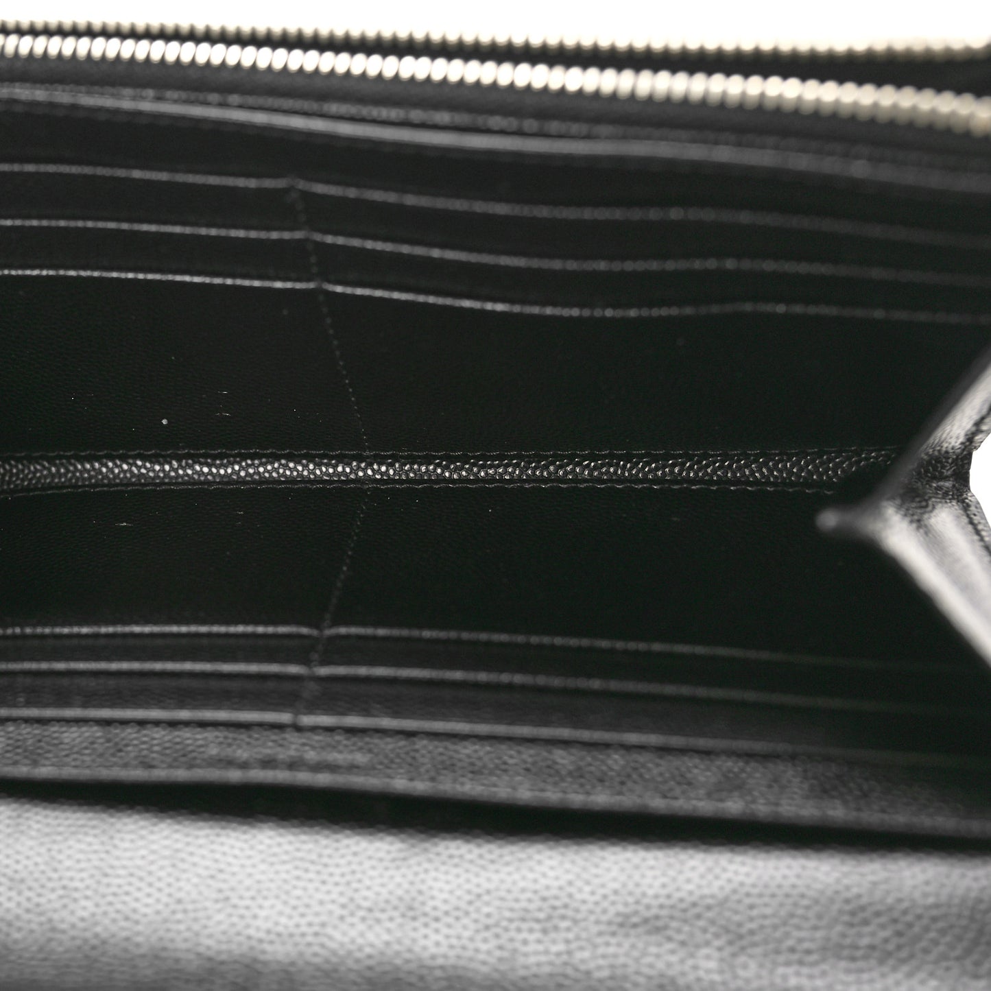 Grain De Poudre Studded Classic Marquage Flap Wallet Black