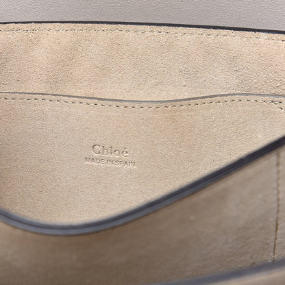 Chloe Suede Calfskin Small Faye Shoulder Bag Motty Grey 6 of 14