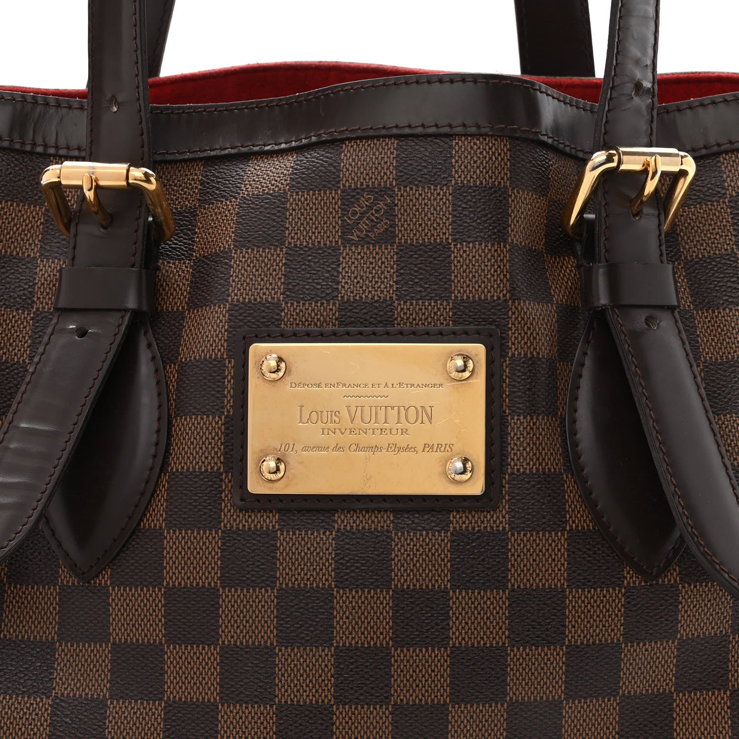 Louis Vuitton Damier Ebene Hampstead MM 8 of 18