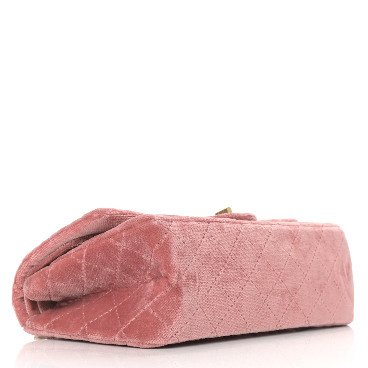 Chanel Velvet Quilted 2.55 Reissue 225 Flap Pink 4 of 10