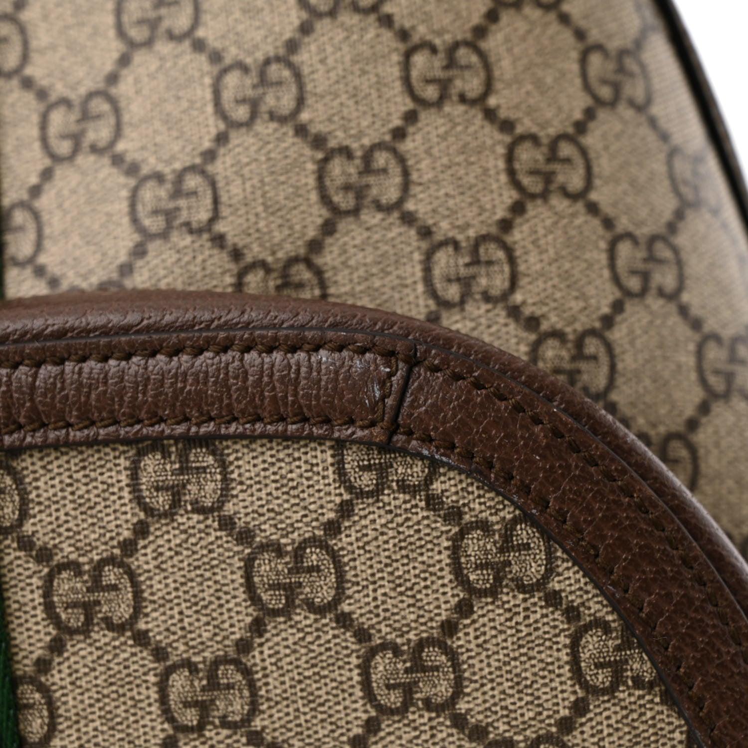 Gucci GG Supreme Monogram Medium Ophidia Day Backpack Brown 12 of 14
