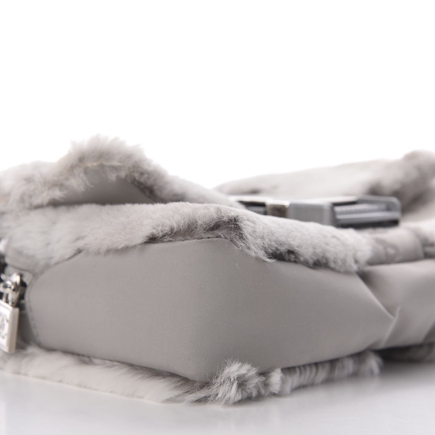 Chanel Rabbit Fur Sport Flap Grey 6 of 11