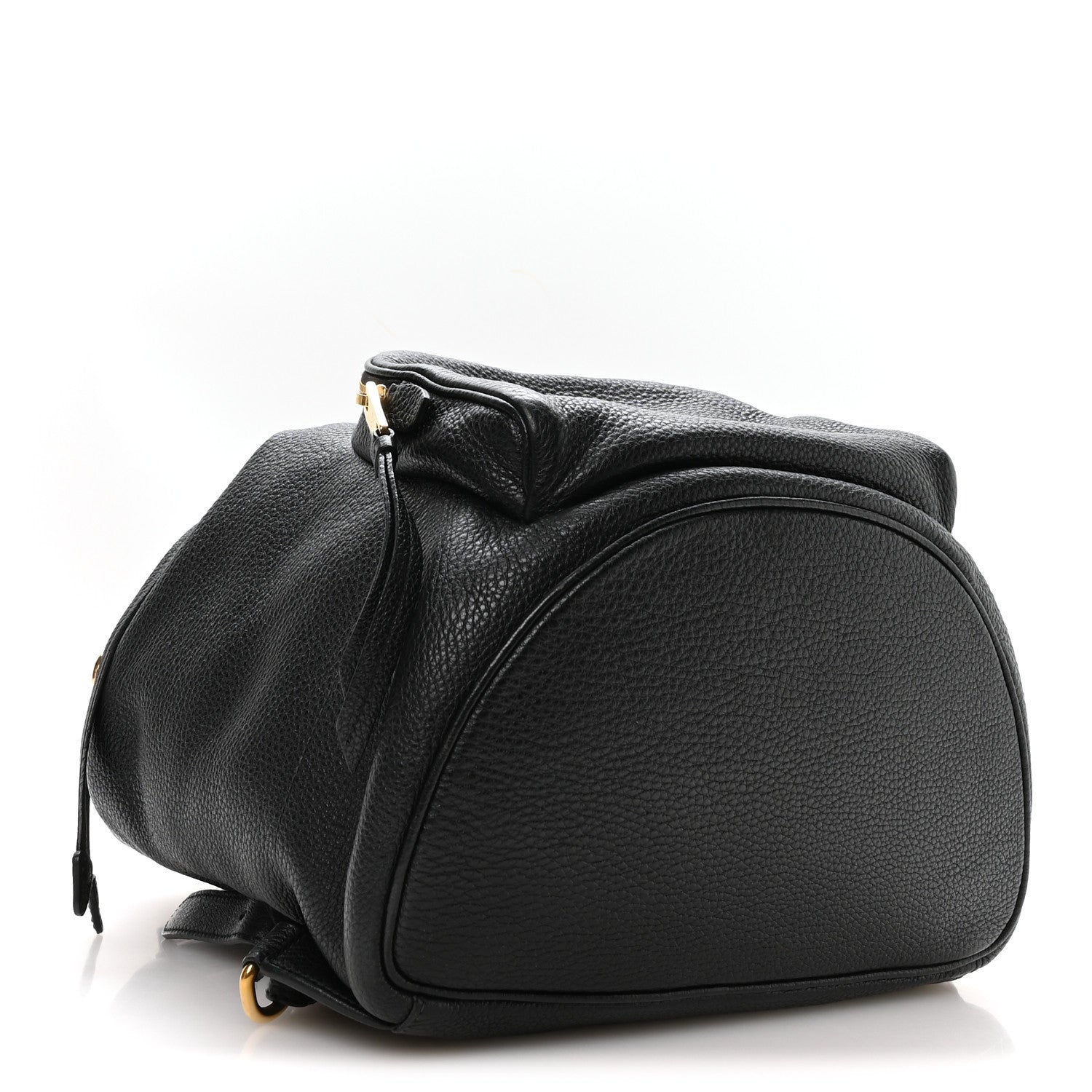 Prada Vitello Daino Backpack Black 4 of 11