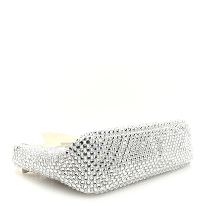 Prada Satin Crystal Mini Re-Edition 2000 Bag White 4 of 9