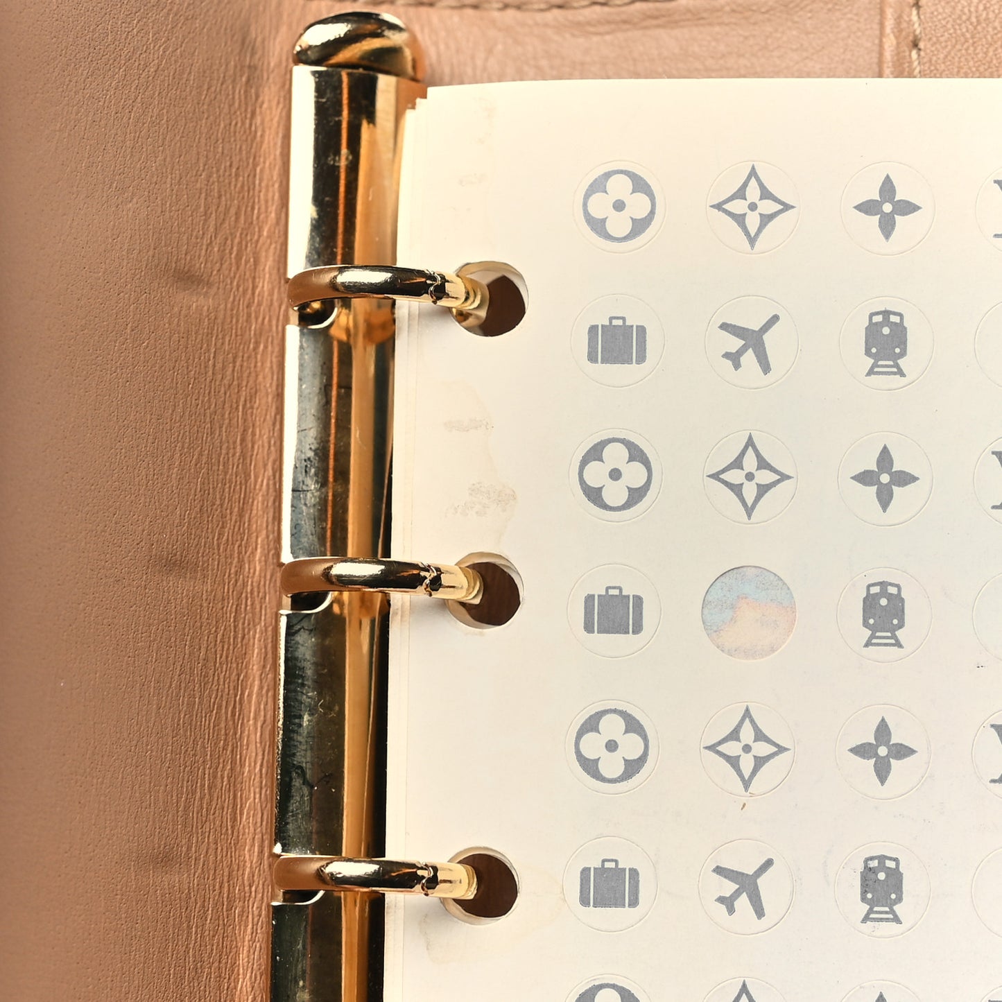 Vernis Small Ring Agenda Cover Marshmallow