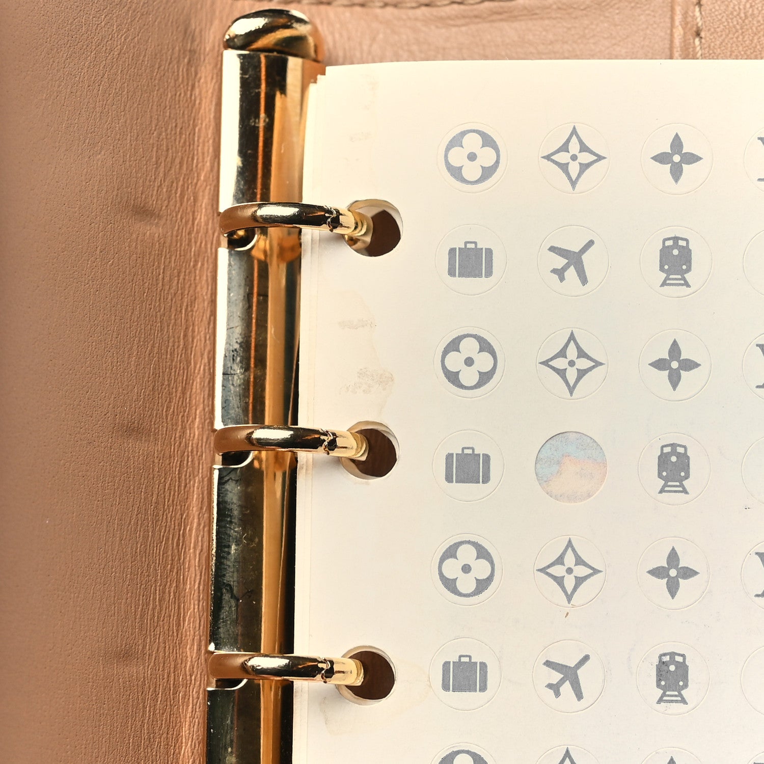 Louis Vuitton Vernis Small Ring Agenda Cover Marshmallow 9 of 10