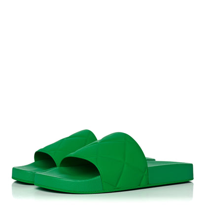 Bottega Veneta Rubber The Slider Sandals 40 Grass 3 of 8