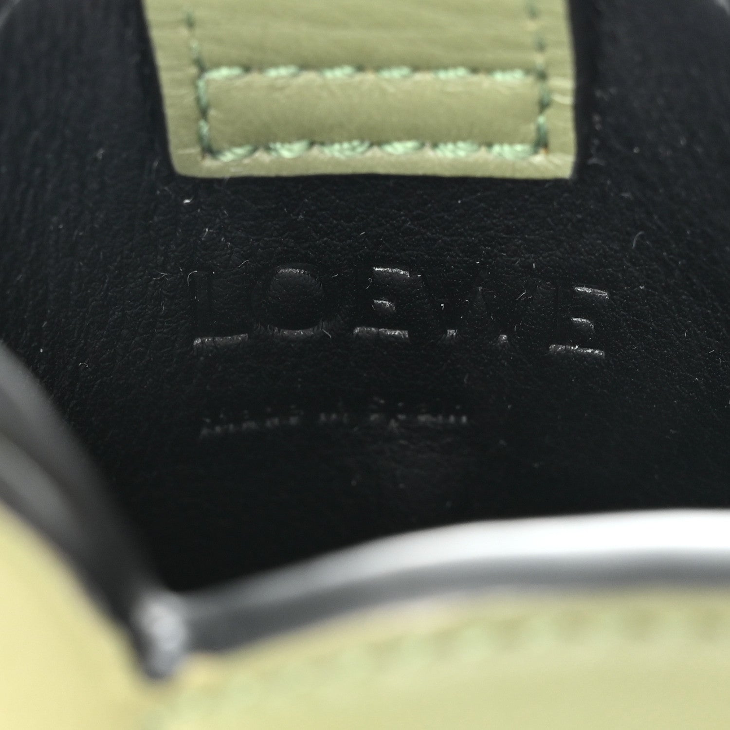 Loewe Calfskin Elephant Pouch Crossbody Bag Avocado 8 of 11