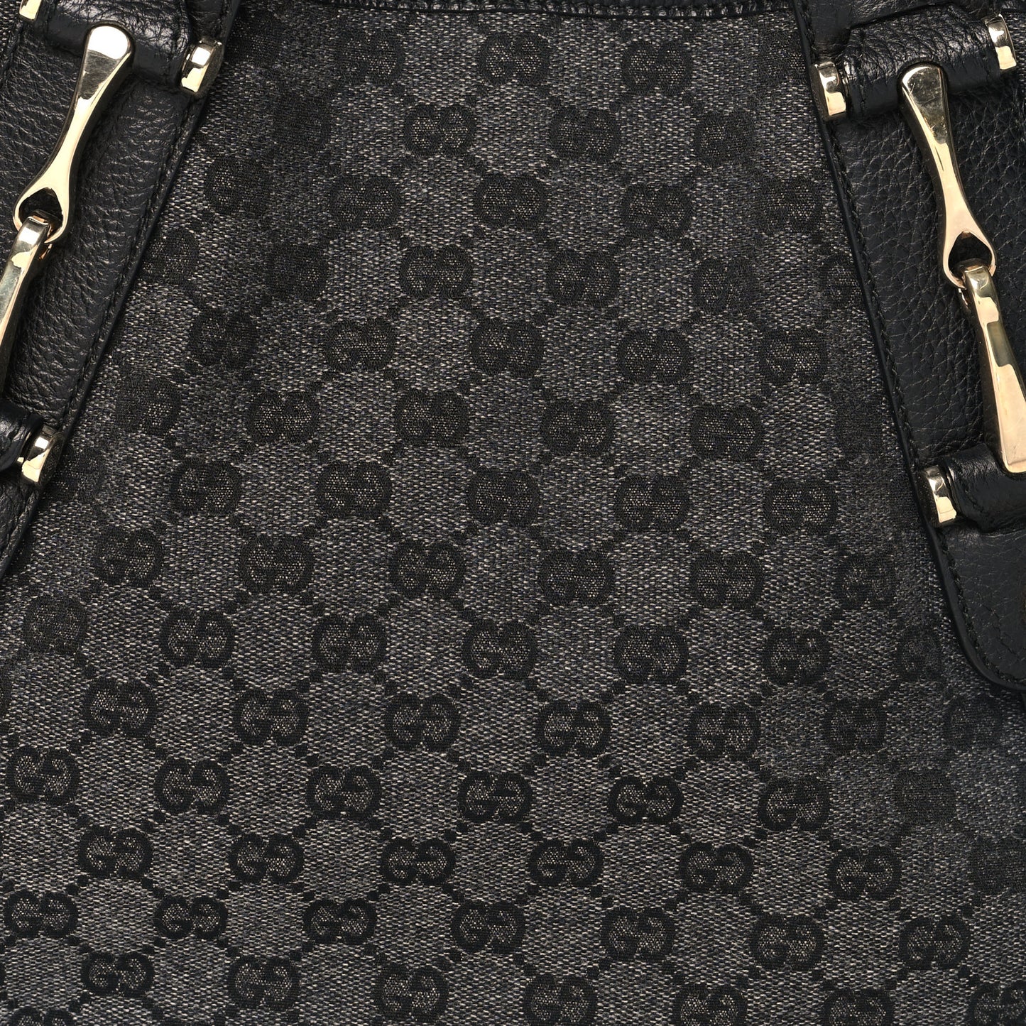 Monogram Medium Pelham Shoulder Bag Black Grey