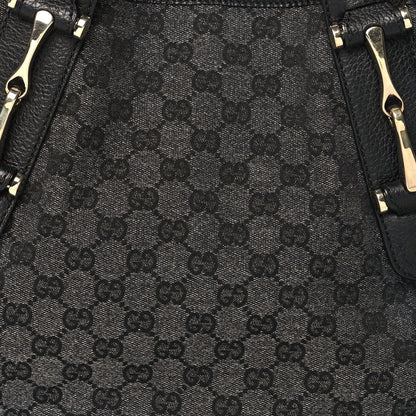 Gucci Monogram Medium Pelham Shoulder Bag Black Grey 8 of 10