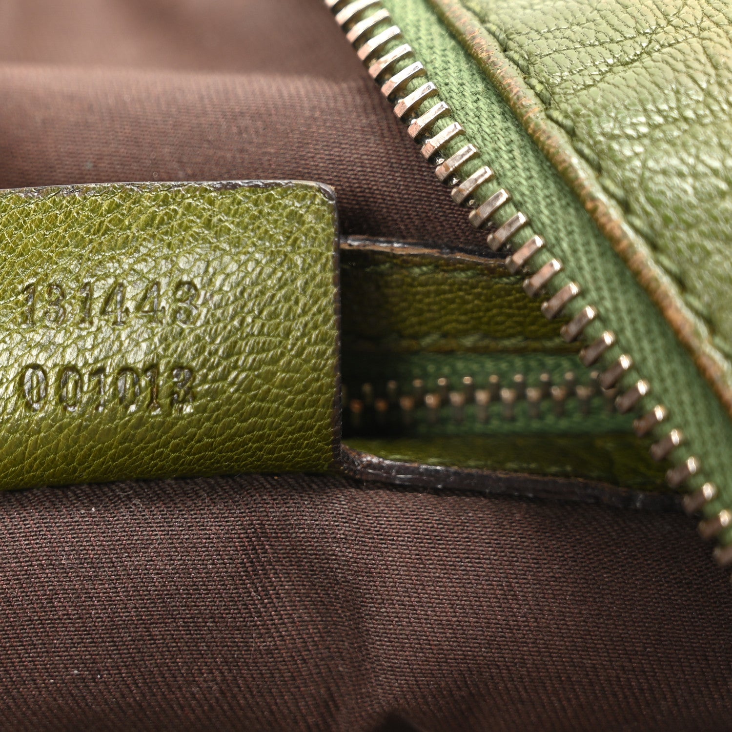 Gucci Calfskin Enamel Blondie Hobo Green 7 of 15