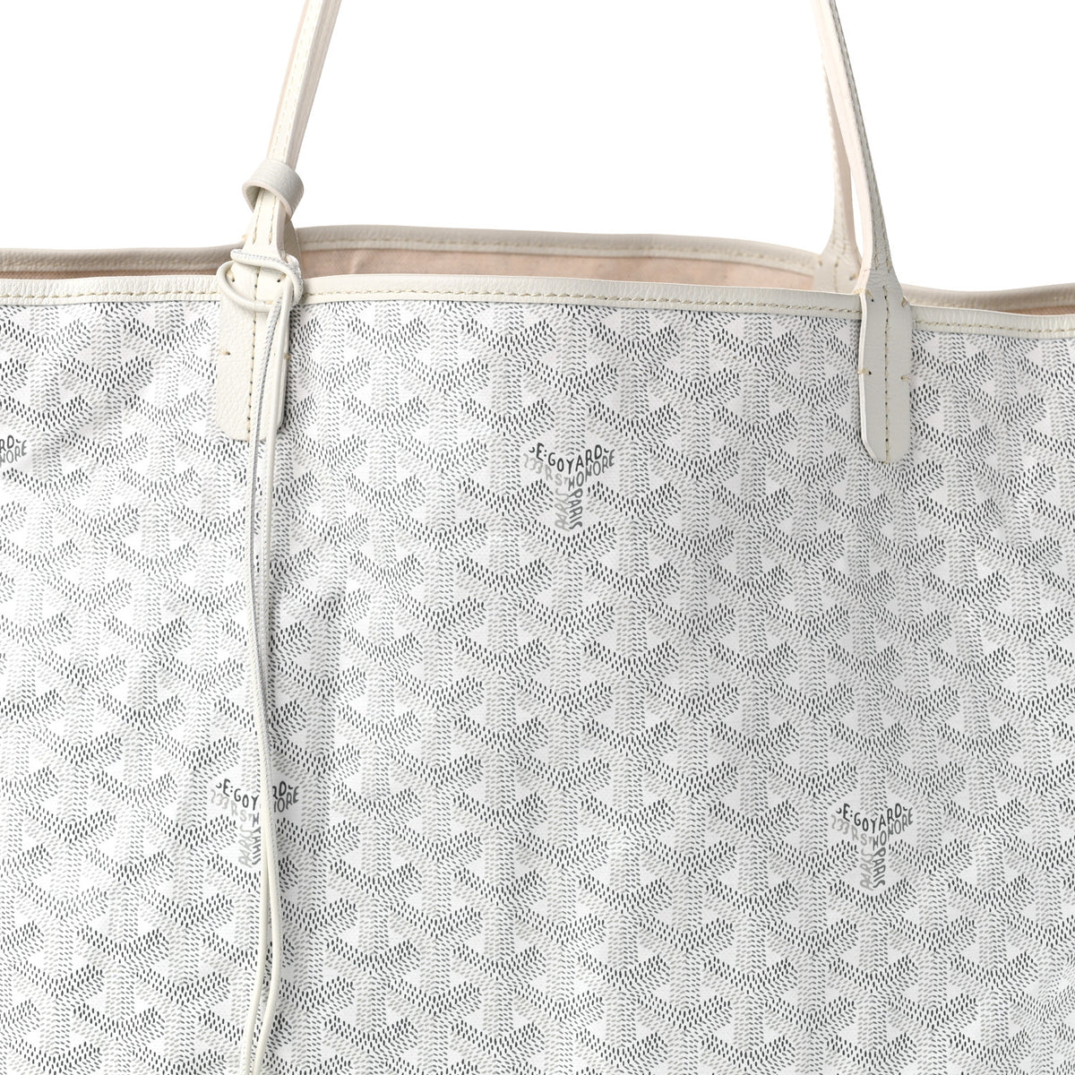 Goyard Goyardine Saint Louis GM White 9 of 11