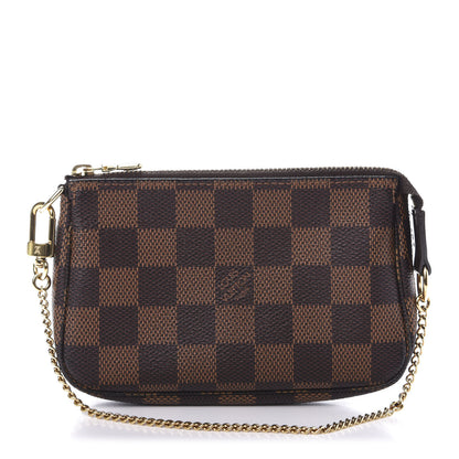 Louis Vuitton Damier Ebene Mini Pochette Accessories 1 of 9