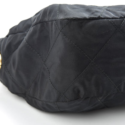 Prada Nylon Tessuto Impuntu Quilted Shoulder Bag Black 9 of 14