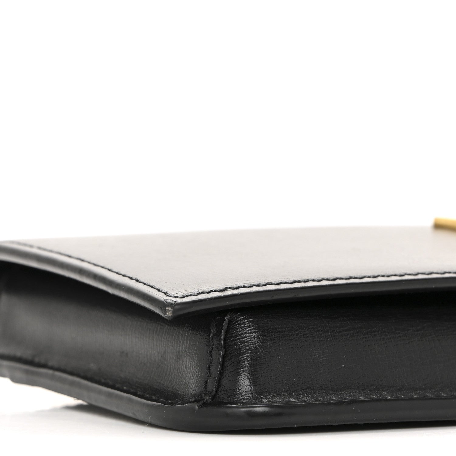 Saint Laurent Smooth Calfskin Monogram Phone Holder Crossbody Black 9 of 13