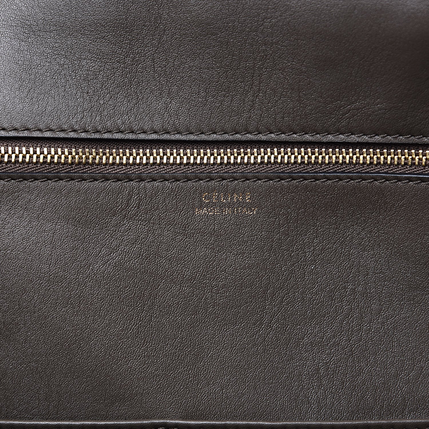 Celine Crocodile Embossed Nubuck Calfskin Small Tie Knot Tote Grey 6 of 13