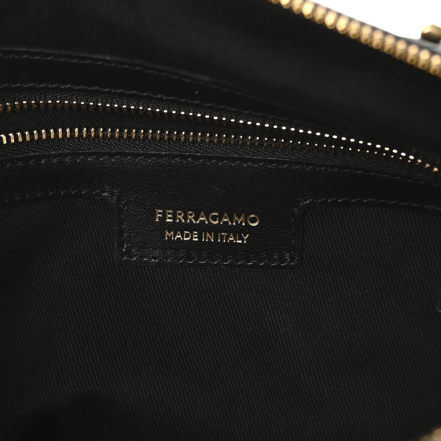 Calfskin Quilted Bowling Top Handle Shoulder Bag Black