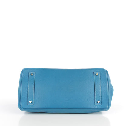 Hermes Taurillon Clemence JPG Birkin 42 Blue Jean 17 of 20