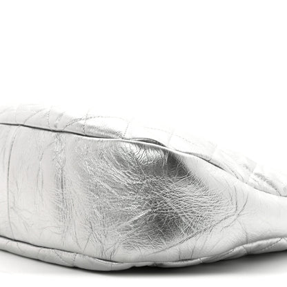 Chanel Metallic Crumpled Calfskin Small 31 Shopping Bag Silver 10 of 10