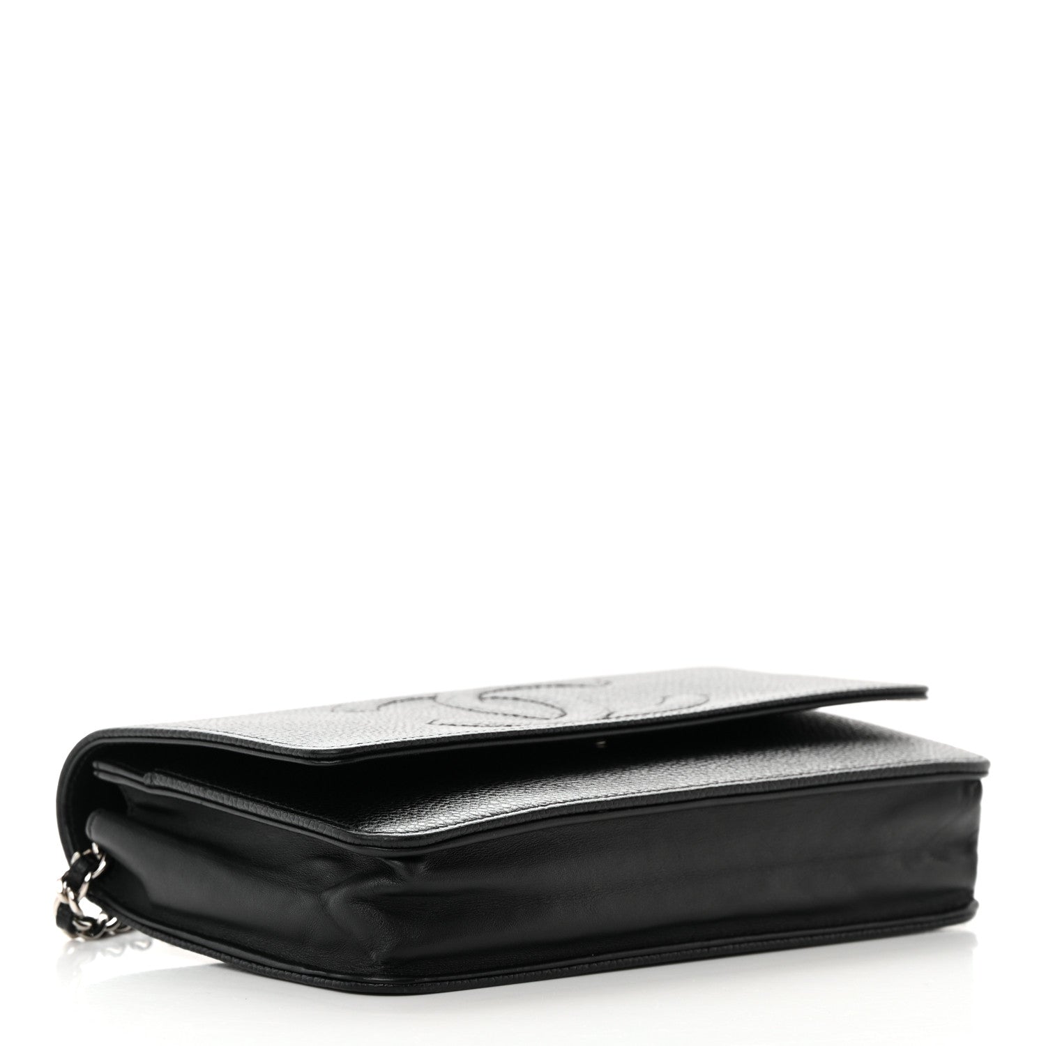 Chanel Caviar Timeless CC Wallet on Chain WOC Black 4 of 13