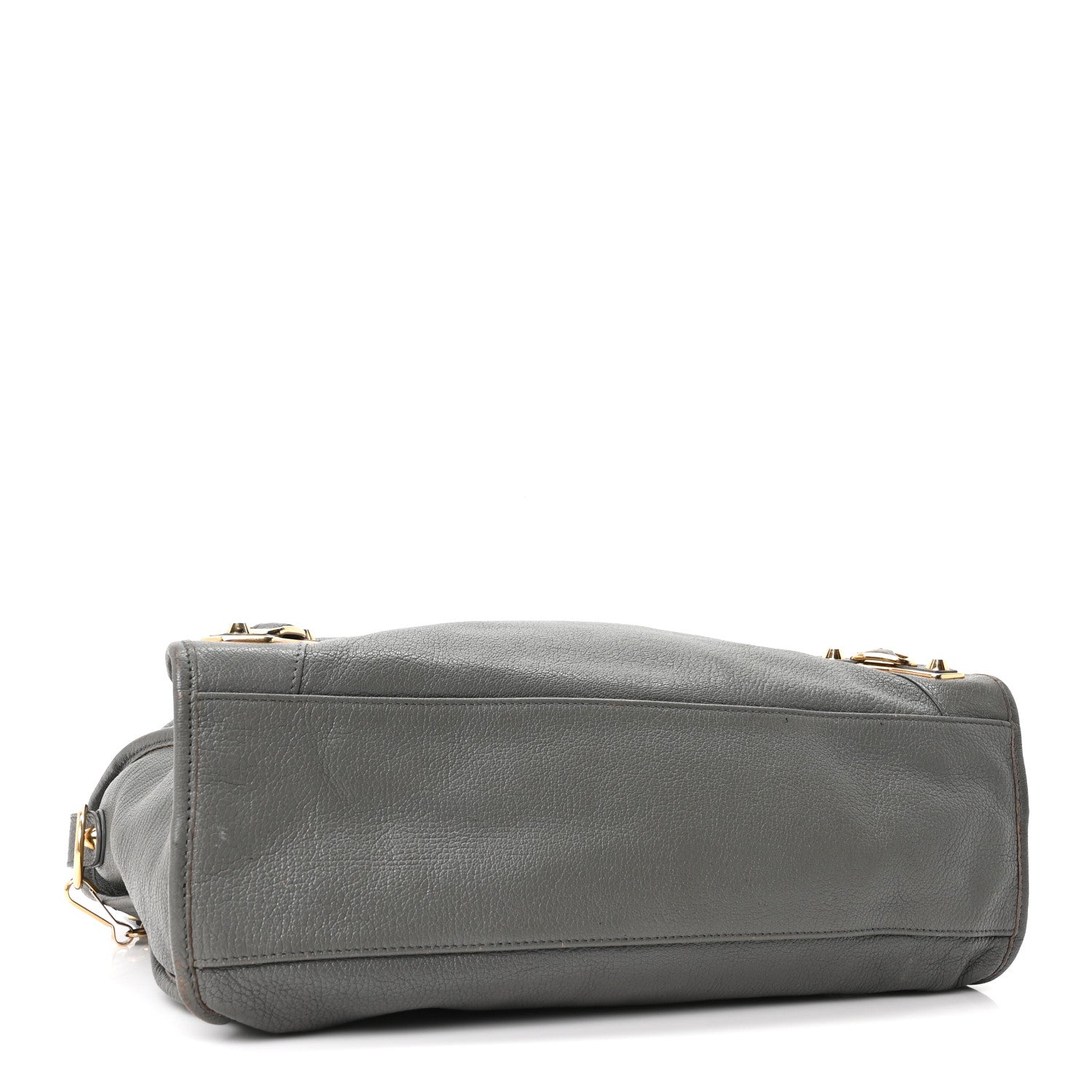 Balenciaga Chevre Gold Metallic Edge Hardware City Gris Acier 4 of 10