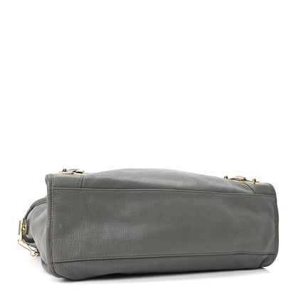 Balenciaga Chevre Gold Metallic Edge Hardware City Gris Acier 4 of 10