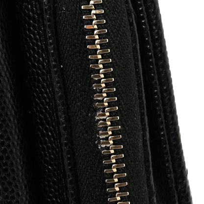 Chanel Caviar Quilted Phone Holder Wallet on Removable Chain Black 13 of 15