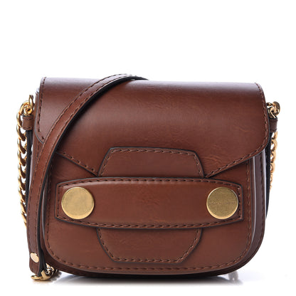 Stella McCartney Eco Alter Nappa Popper Shoulder Bag Cognac 1 of 10