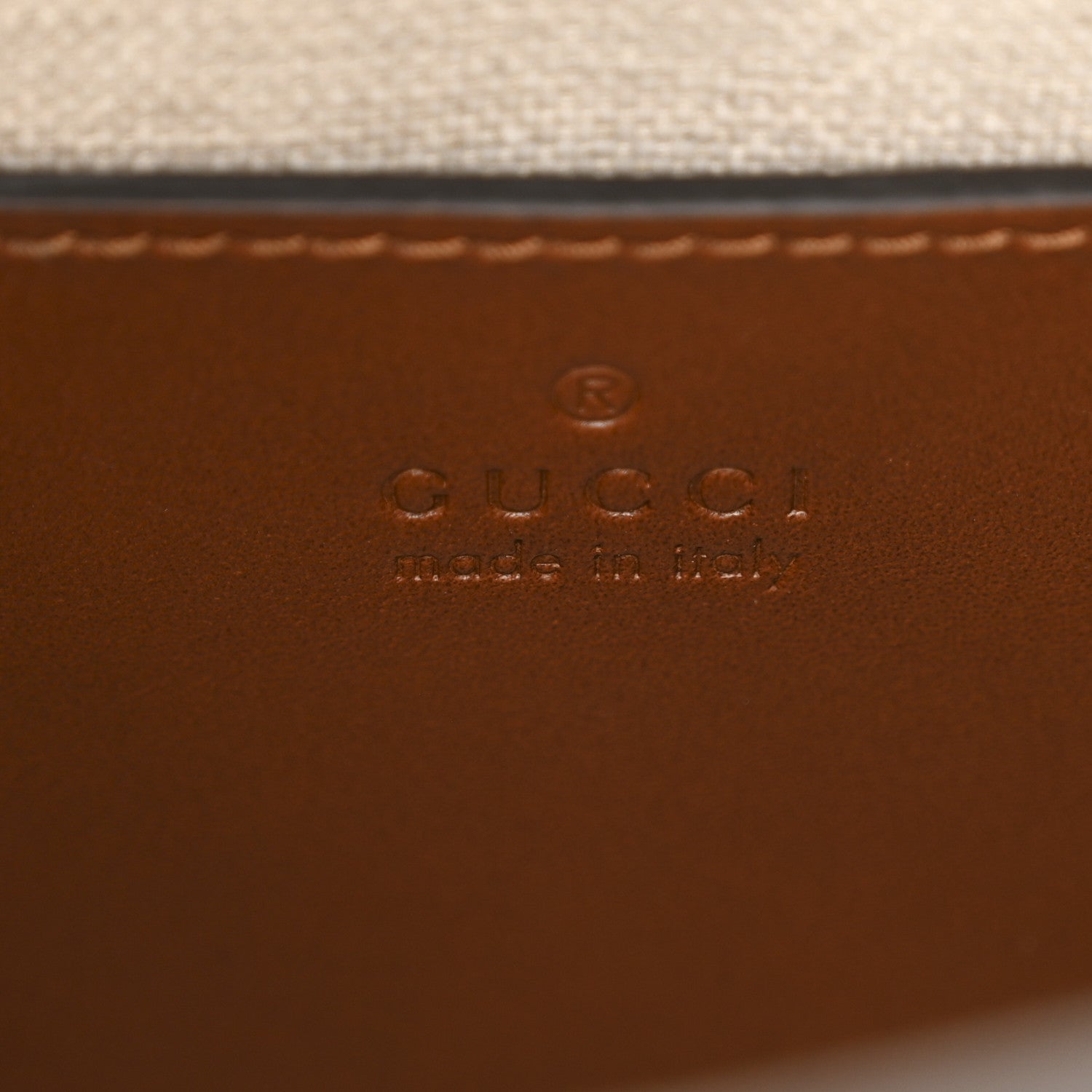 Gucci New Canvas Charisma Calfskin Crystal GG Monogram Mini Diana Tote Bag Camel Ebony 15 of 28