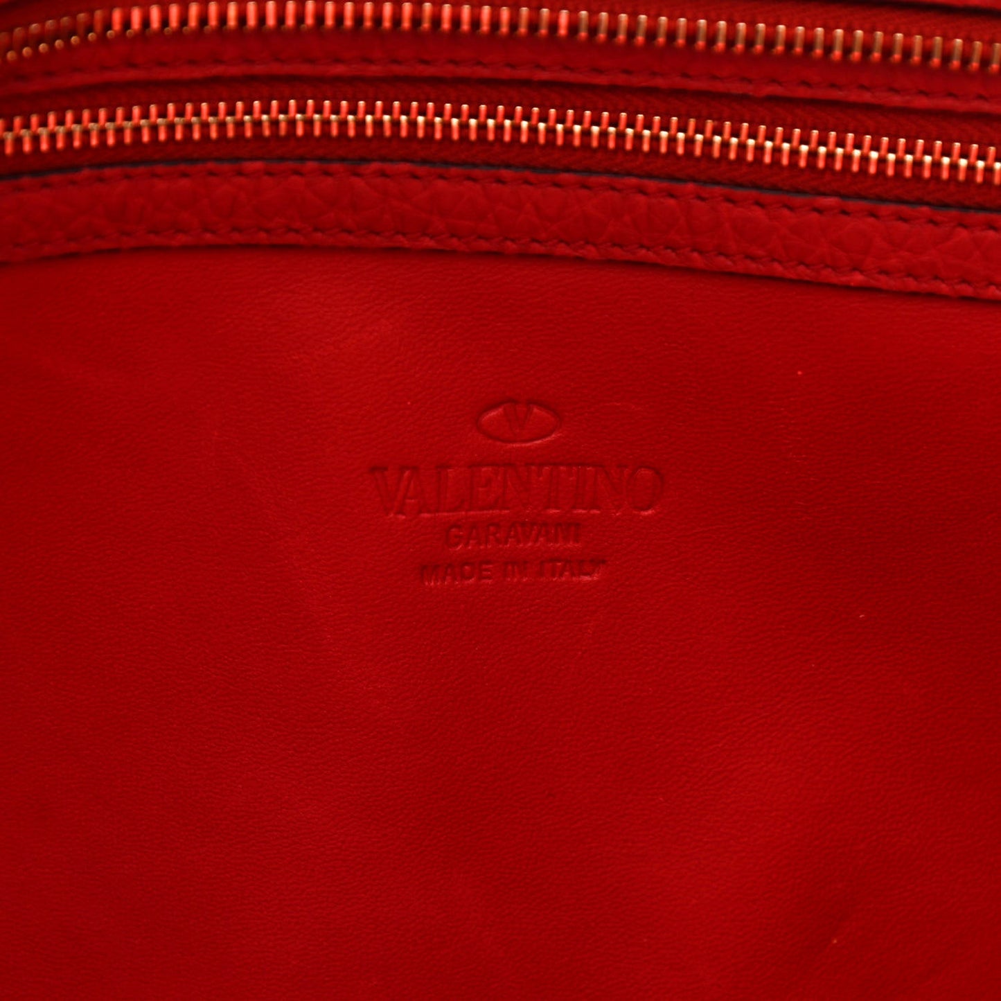 Grained Calfskin To Be Cool Tote Rosso Valentino