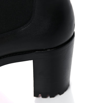 Christian Louboutin Calfskin Marchacroche 70 Chelsea Boots 37 Black 13 of 20