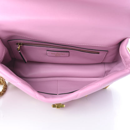 Valentino Garavani Nappa Large Roman Stud Shoulder Bag Giacinto 5 of 10