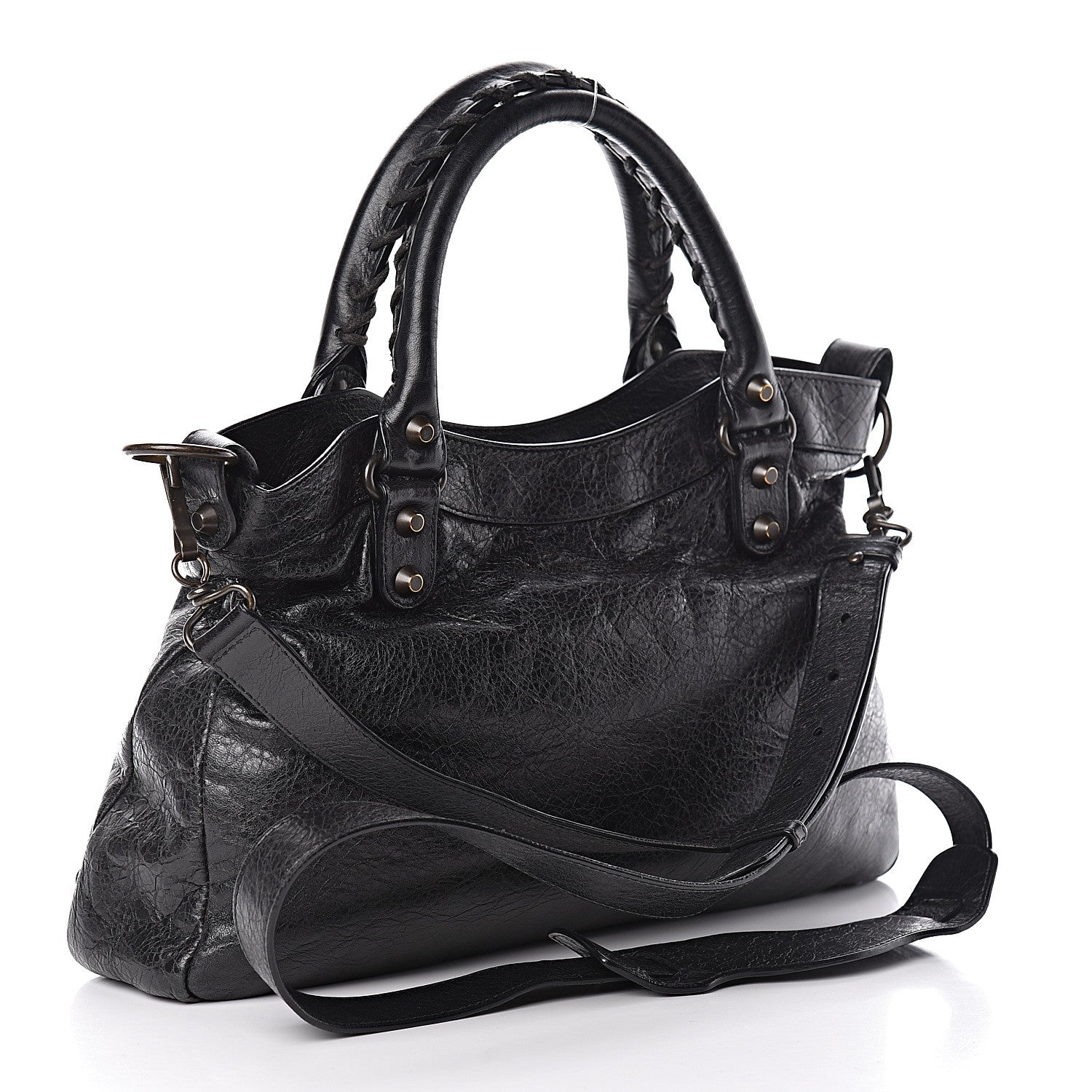 Balenciaga Agneau Classic Hardware Town Black 3 of 12