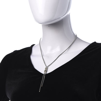 David Yurman Sterling Silver 18K Yellow Gold Diamond Helena Y Necklace 2 of 7