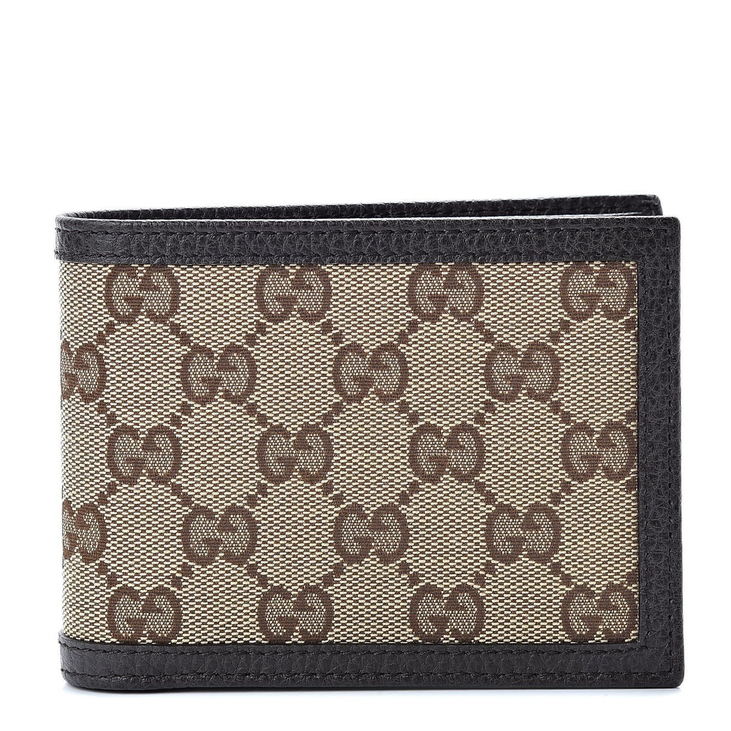 Monogram Bi-Fold Wallet Dark Brown