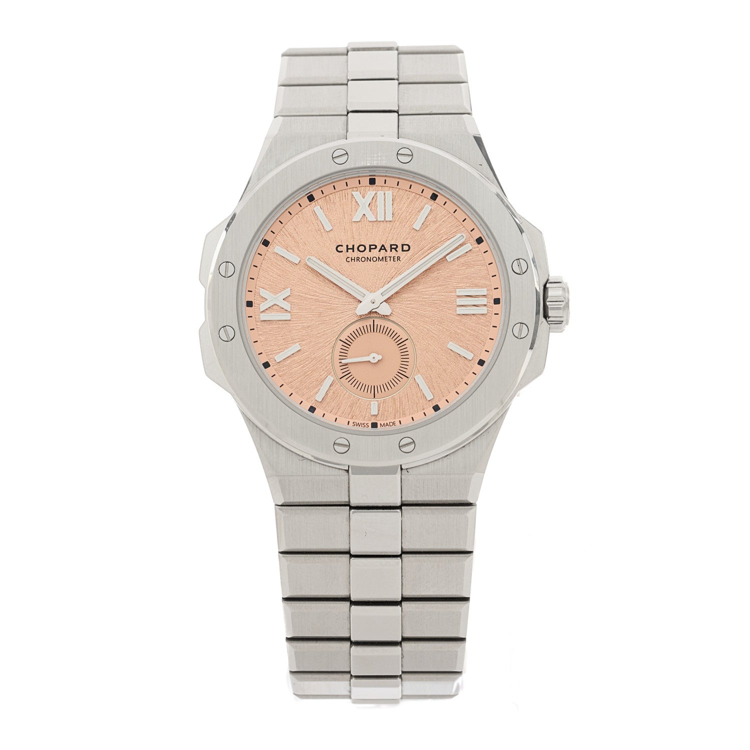 Chopard Stainless Steel 41mm Alpine Eagle Automatic Watch Monte Rosa Pink 1 of 5